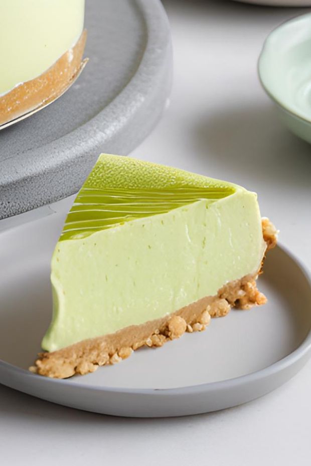 Delicious white chocolate matcha cheesecake pastries, combining elegance and flavor in a beautiful dessert experience.
